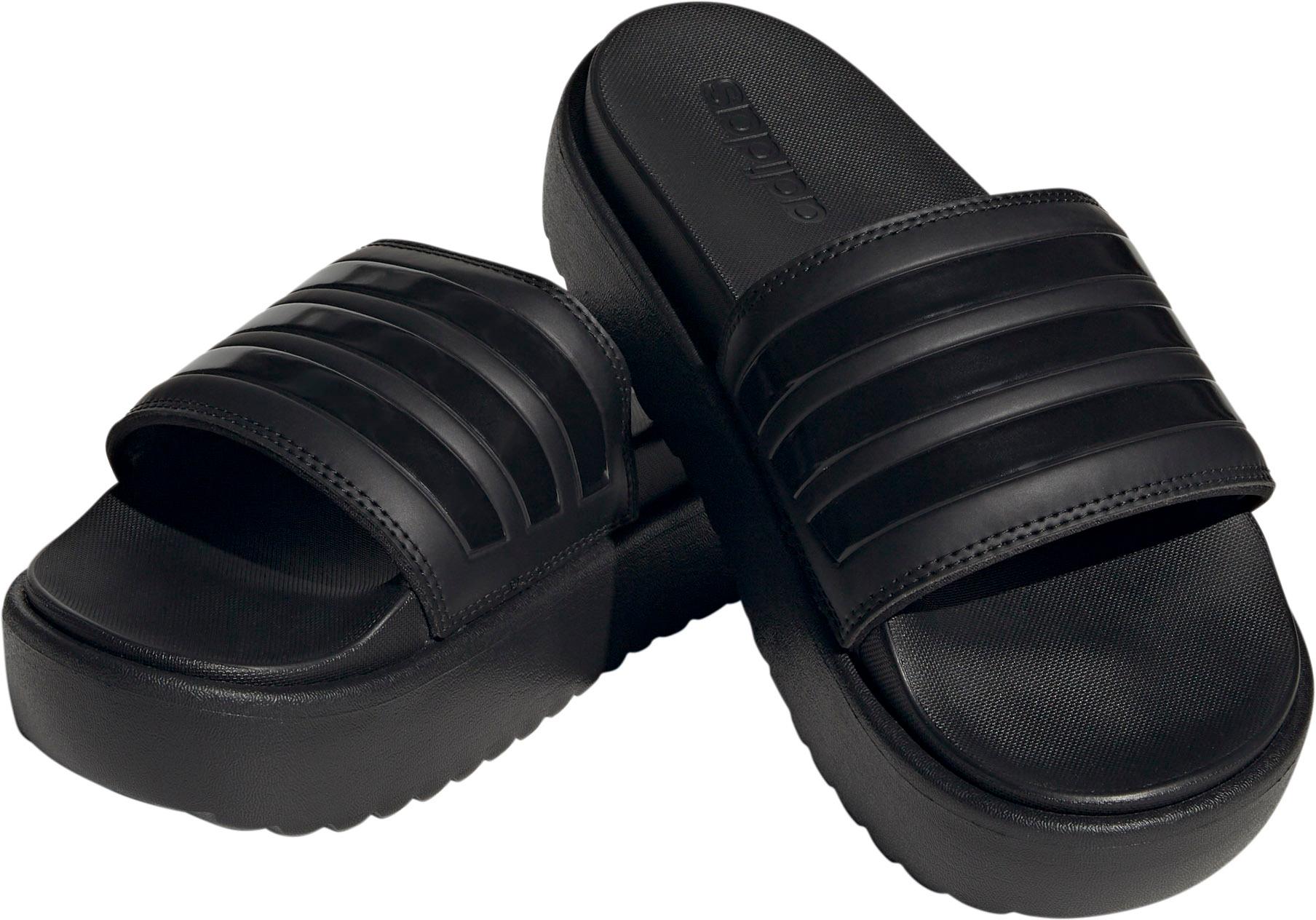 Adidas Adilette Platform Badelatschen Damen core black core black core black im Online Shop von SportScheck kaufen