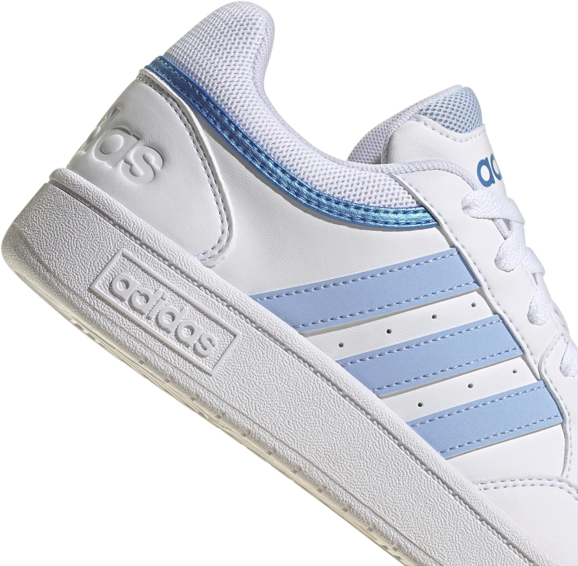 Adidas Hoops 3.0 Sneaker Damen ftwr white blue dawn blue fusion met im Online Shop von SportScheck kaufen