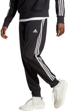 Rückansicht von adidas AEROREADY ESSENTIALS 3-STREIFEN Trainingshose Herren black-white