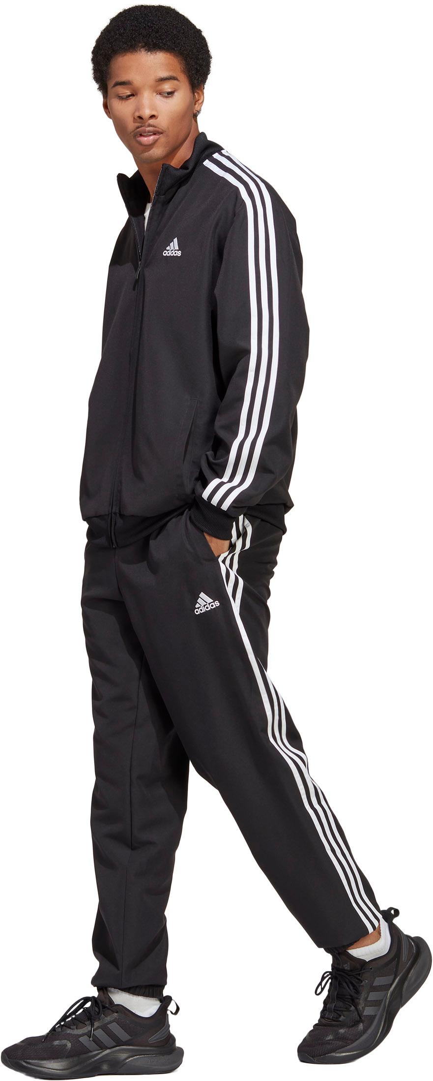 Adidas 3 STREIFEN Trainingsanzug Herren black black im Online Shop von SportScheck kaufen