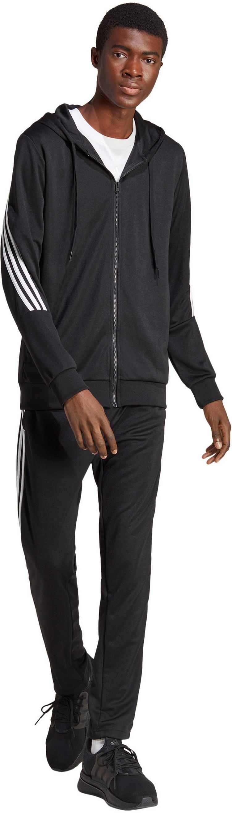 adidas adidas 3-STREIFEN Trainingsanzug Herren - black-white - 0 | SportScheck