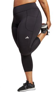 Rückansicht von adidas Daily Run 7/8-Lauftights Damen black