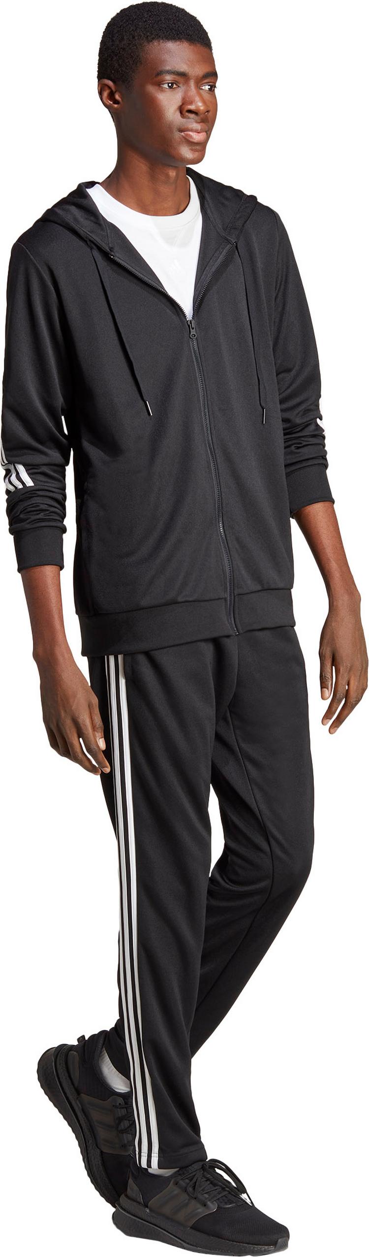 adidas adidas 3-STREIFEN Trainingsanzug Herren - black-white - 2 | SportScheck