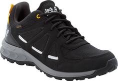 Jack Wolfskin WOODLAND 2 TEXAPORE LOW Wanderschuhe Herren black-burly yellow xt