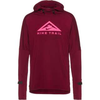 Nike Trail Dri-fit Laufhoodie Herren dark beetroot-dark beetroot-hyper pink