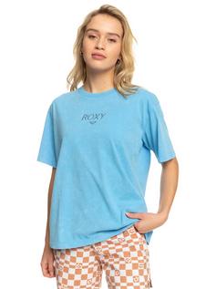Rückansicht von Roxy Moonlight Sunset T-Shirt Damen azure blue