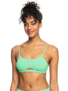Rückansicht von Roxy Color Jam Bikini Oberteil Damen absinthe green