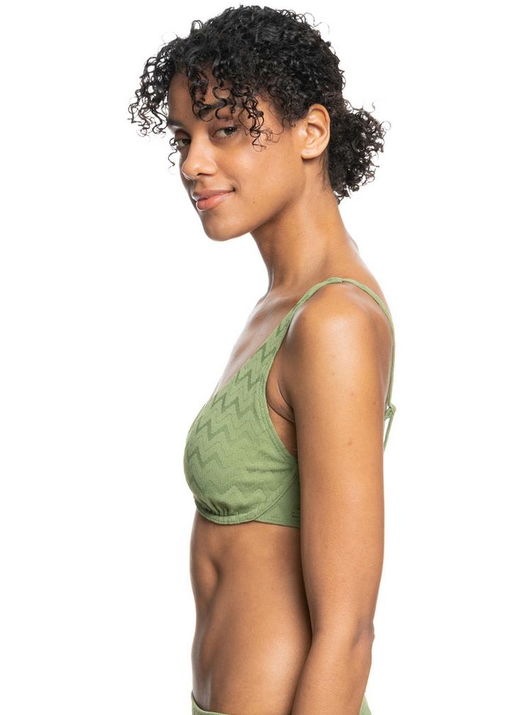 Roxy Roxy Current Coolness Bikini Oberteil Damen - loden green - 2 | SportScheck