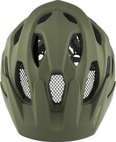 Rückansicht von ALPINA Carapax 2.0 Fahrradhelm olive matt