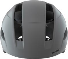 Rückansicht von ALPINA Soho Fahrradhelm coffee-grey matt