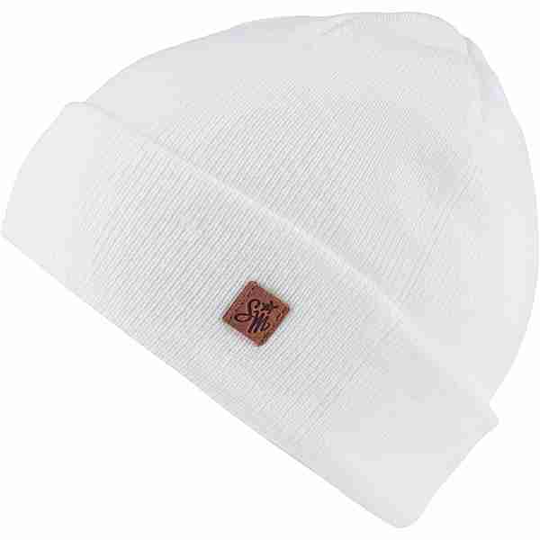 Smith and Miller Basic Cuff Beanie offwhite