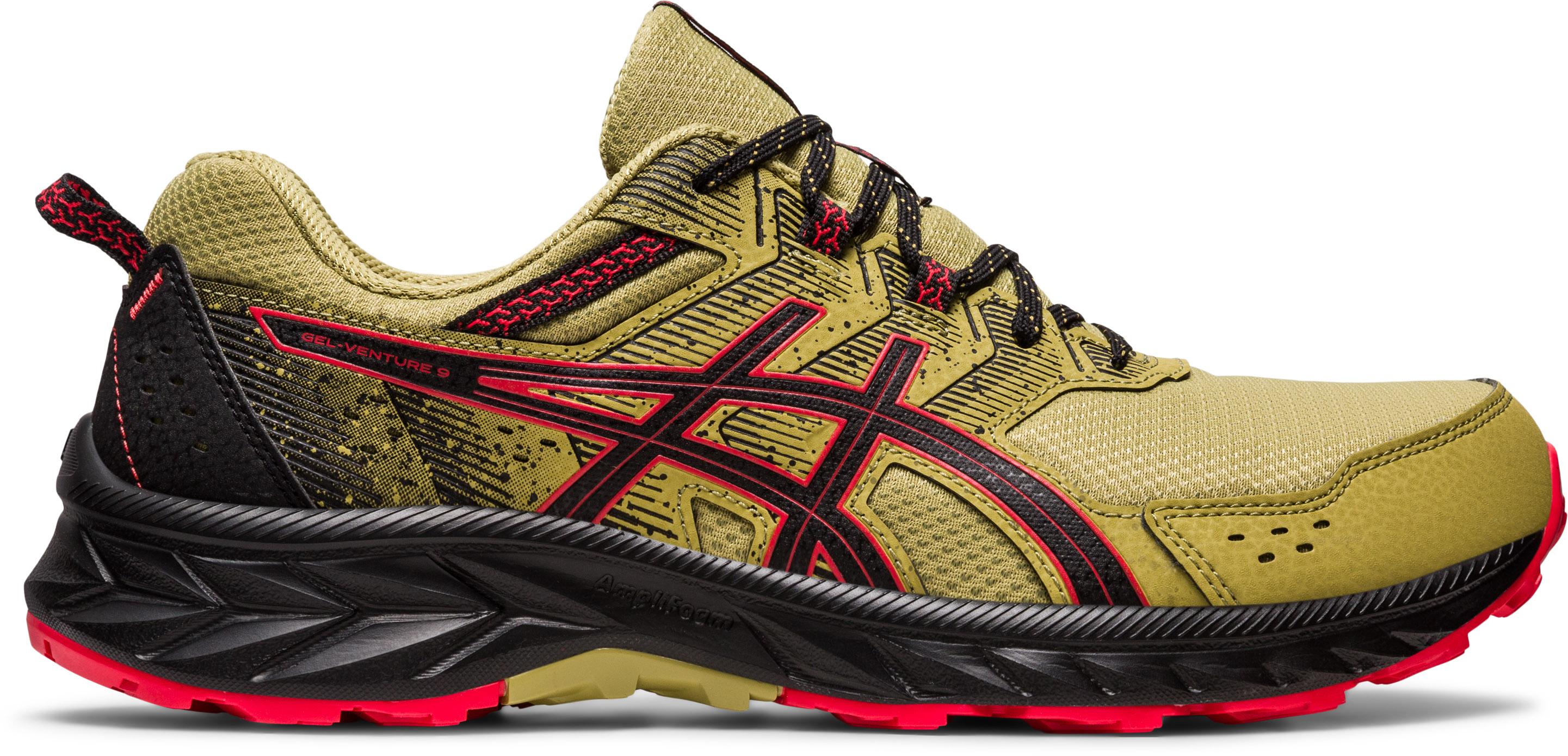 ASICS GELVENTURE 9 Laufschuhe Herren olive oilelectric red im Online Shop von SportScheck kaufen