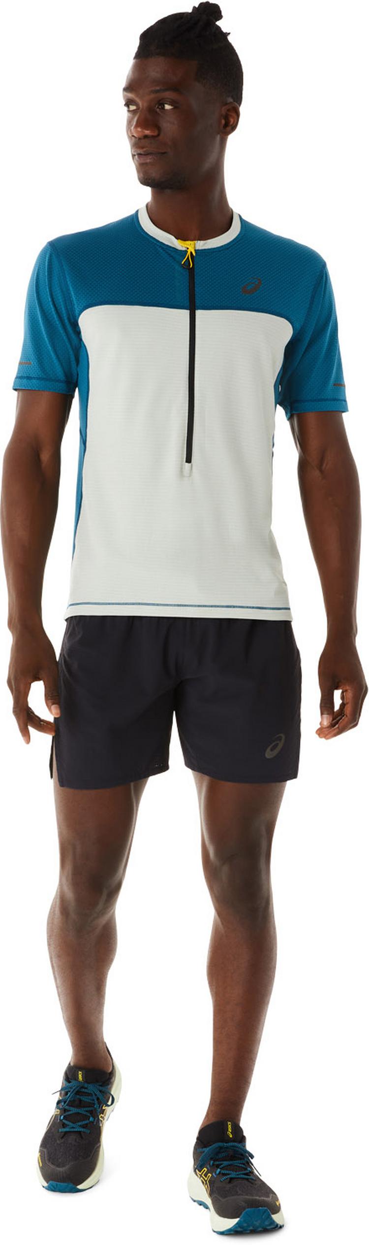 ASICS ASICS FUJITRAIL Funktionsshirt Herren - ink teal-light sage - 0 | SportScheck