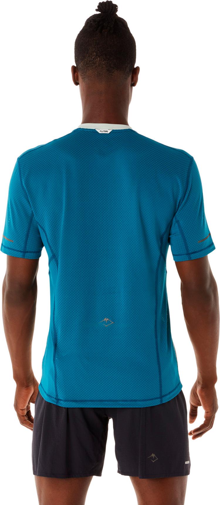 ASICS ASICS FUJITRAIL Funktionsshirt Herren - ink teal-light sage - 1 | SportScheck