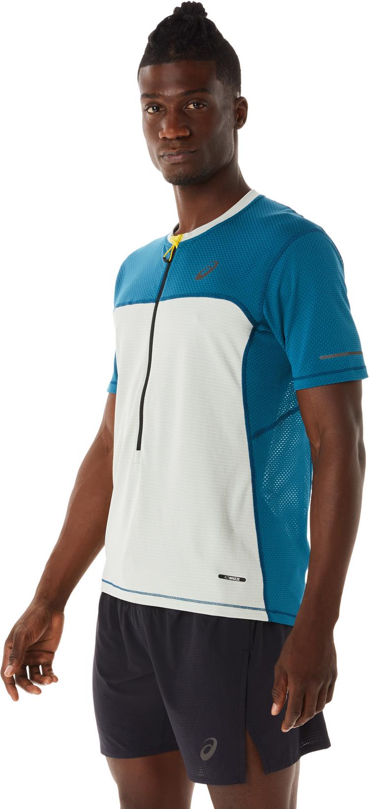 ASICS ASICS FUJITRAIL Funktionsshirt Herren - ink teal-light sage - 3 | SportScheck