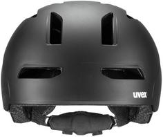 Rückansicht von Uvex urban planet Fahrradhelm black matt