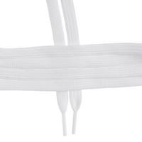 Barth Modebandl flach Schuhb&auml;nder - wei&szlig;