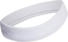 Rückansicht von adidas Haarband white-black