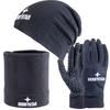 Derbystar Winter Set V22 Set M&uuml;tze, Schal und Handschuhe - schwarz