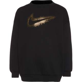 Nike NSW FLEECE Sweatshirt Kinder black-metallic gold