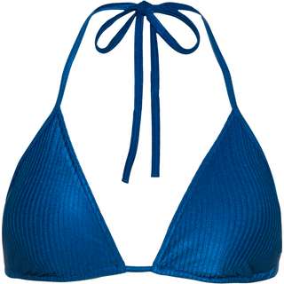 Calvin Klein CK MONOGRAM RIB-S Bikini Oberteil Damen regatta blue