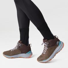 Rückansicht von The North Face VECTIV EXPLORIS 2 MID FL LTHR Wanderschuhe Damen bipartisan brown-demitass brown