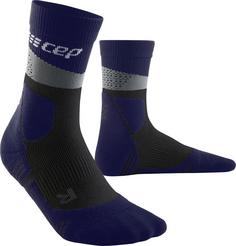 CEP Max Cushion Wandersocken Damen grey-purple