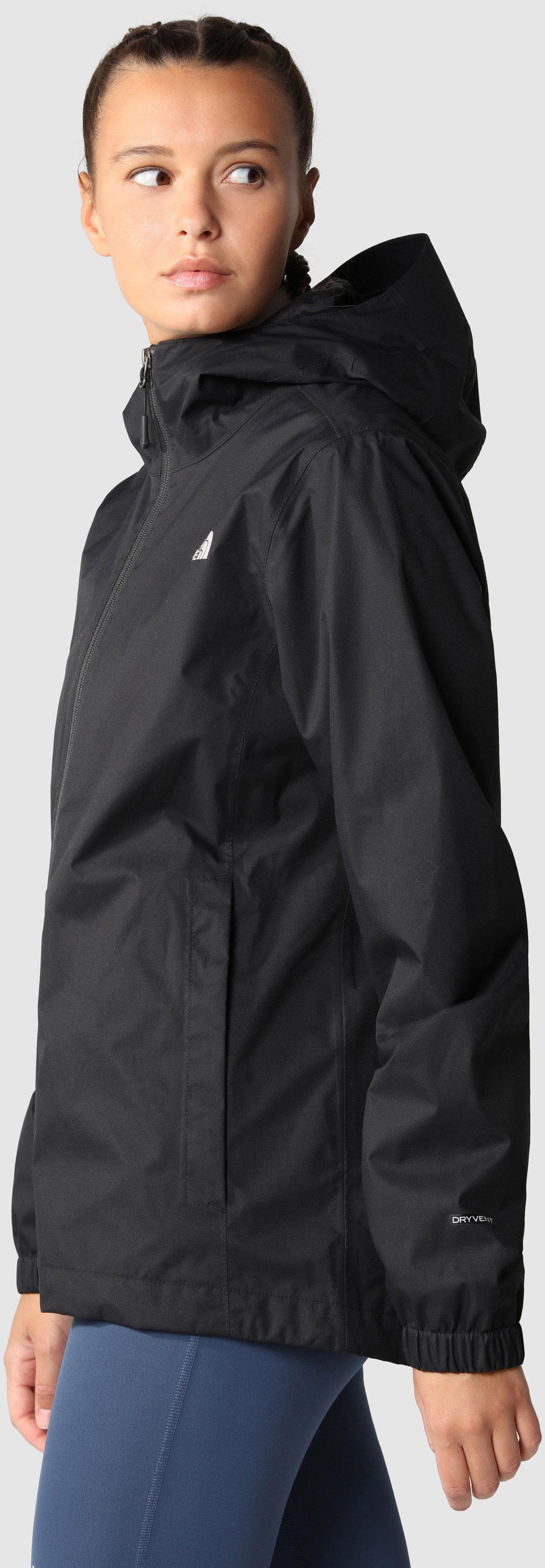 The North Face QUEST Regenjacke Damen tnf black-foil grey im