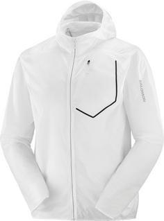 Salomon BONATTI AERO Laufjacke Herren white-deep black