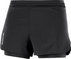 Salomon CROSS Funktionsshorts Damen deep black