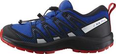 Rückansicht von Salomon XA PRO V8 CSWP Multifunktionsschuhe Kinder lapis blue-black-fiery red