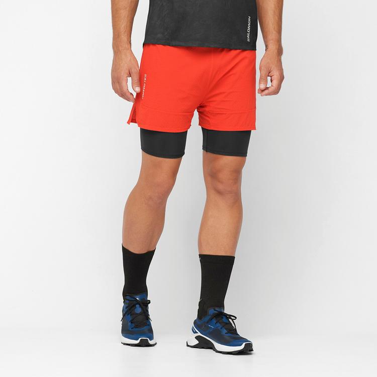 Salomon Salomon SENSE Funktionsshorts Herren - fiery red - 0 | SportScheck