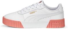PUMA Carina 2.0 Sneaker Damen puma white-hibiscus flower-puma gold