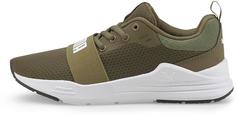 PUMA WIRED RUN Sneaker Kinder burnt olive-puma white