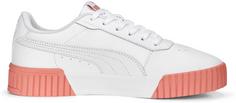 Rückansicht von PUMA Carina 2.0 Sneaker Damen puma white-hibiscus flower-puma gold