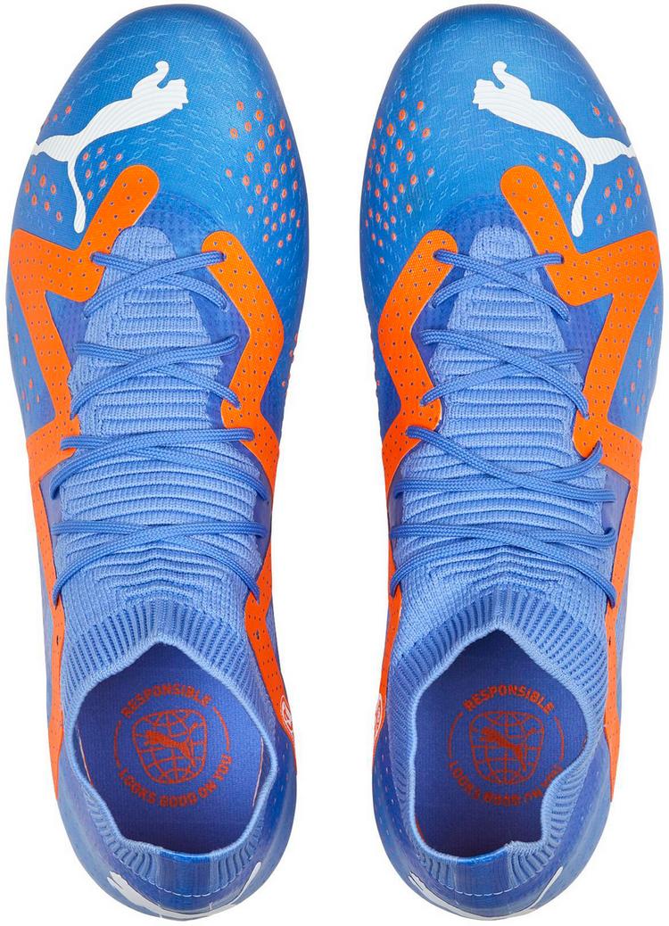 PUMA PUMA FUTURE MATCH FG/AG Fu&szlig;ballschuhe - blue glimmer-puma white-ultra orange - 0 | SportScheck