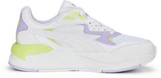 Rückansicht von PUMA X-RAY SPEED PLAY Sneaker Kinder puma white-puma white-vivid violet-lily pad