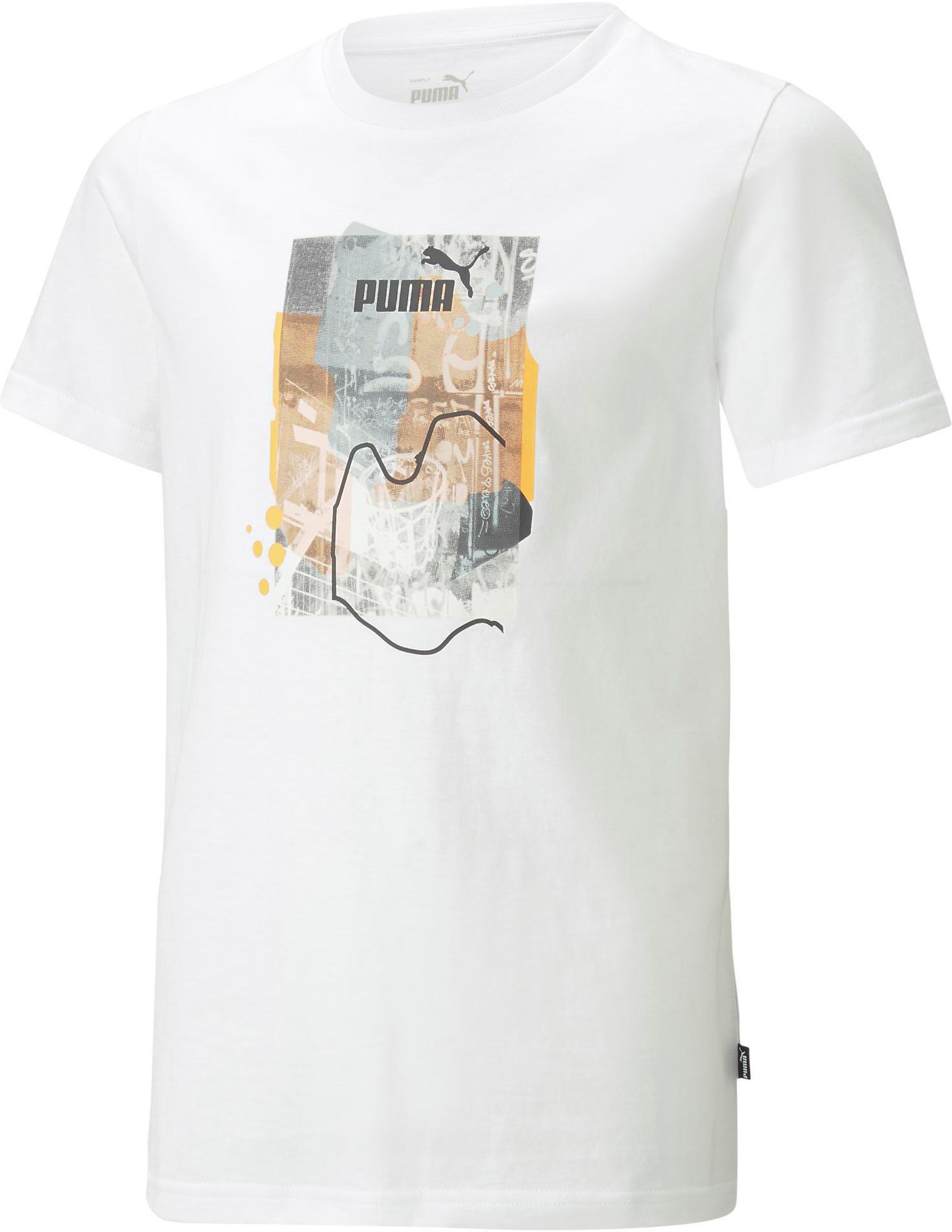 PUMA ESSENTIALS white T-Shirt Shop Jungen STREET SportScheck ART kaufen im von Online puma