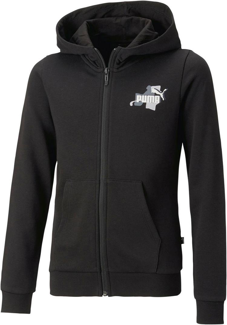 PUMA PUMA ESSENTIALS STREET ART Sweatjacke M&auml;dchen - puma black - 0 | SportScheck