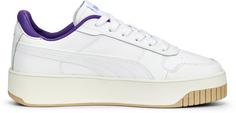 Rückansicht von PUMA Carina Street Better Sneaker Damen puma white-elektro purple-frosted ivory