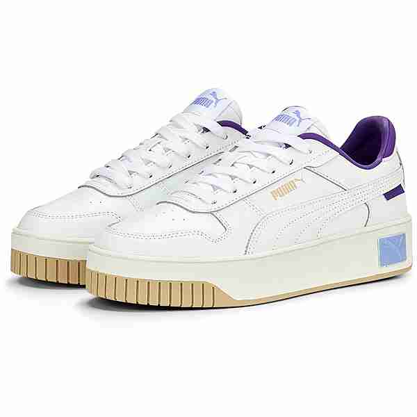 PUMA Carina Street Better Sneaker Damen puma white-elektro purple-frosted ivory