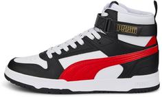 PUMA RBD Game Sneaker Herren puma white-high risk red-puma black-puma team gold