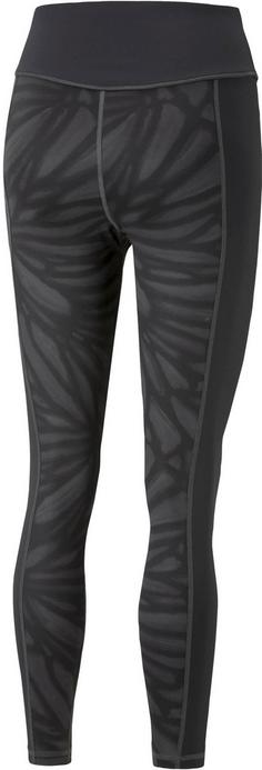 Rückansicht von PUMA Train Favorites 7/8-Tights Damen black-asphalt