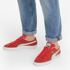 Rückansicht von PUMA Classics XXI Sneaker Herren high risk red-puma white