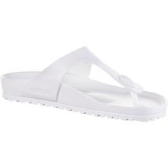 Rückansicht von Birkenstock Gizeh Eva Zehentrenner white