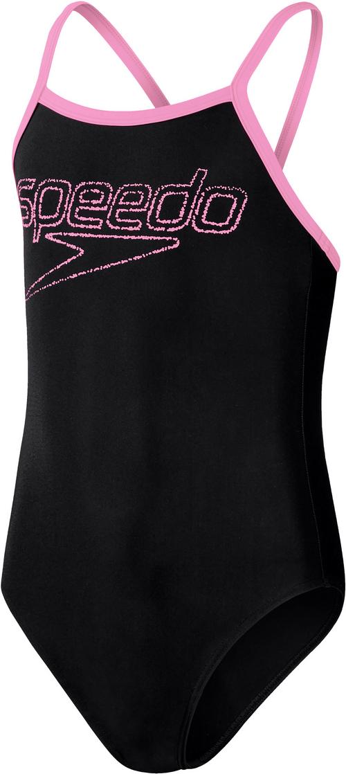 SPEEDO Logo Thinstrap Muscleback Badeanzug M&auml;dchen