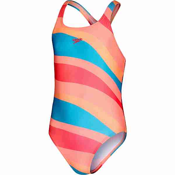 SPEEDO Printed Medalist Badeanzug Mädchen soft coral-nectarine-aquarium im  Online Shop von SportScheck kaufen