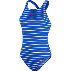 SPEEDO Eco Emdurance+ Medalist Schwimmanzug Damen chroma blue-white