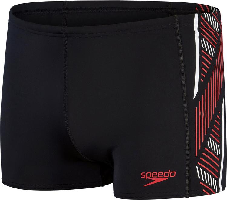 SPEEDO SPEEDO Tech Panel Badehose Herren - black-fed red-white - 0 | SportScheck