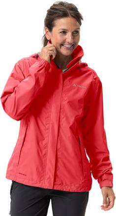Rückansicht von VAUDE Escape Light Regenjacke Damen flame
